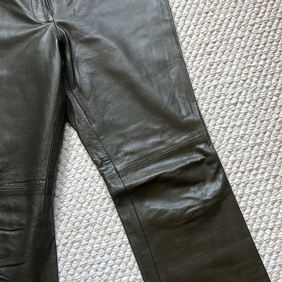 Leather Pants with Embroidery. - Picture 2 of 8